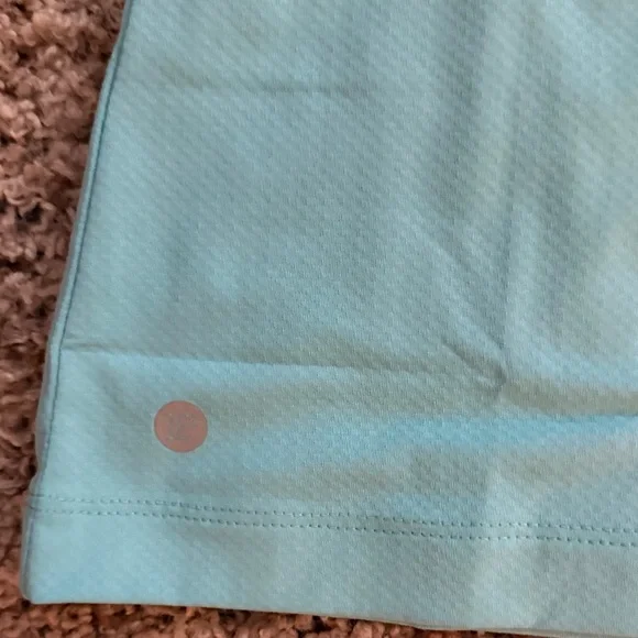 EP New York Women's Aqua Sleeveless Polo and Vibrant Skirt Set - Picture 6 of 6